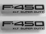 F450 XLT Fender Emblem 2005 2006 2007 - FordPartsOne