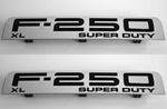 F250 XL Fender Emblem Set 2008 2009 2010 - FordPartsOne
