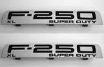 F250 XL Fender Emblem Set 2008 2009 2010 - FordPartsOne