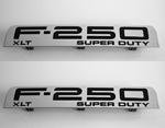 F250 XLT Fender Emblem Set 2008 2009 2010 - FordPartsOne