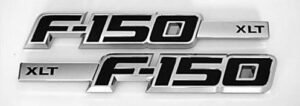 F150 XLT Fender Emblem Set 2009-2014 - FordPartsOne