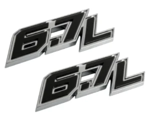 F250 F350 Super Duty 6.7L Door Emblem Set 2017 2018 - FordPartsOne