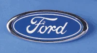 CHROME PACKAGE Ford F150 Grille Emblem Blue Oval 2005 2006 2007 With Factory Chrome Package Grille ONLY - FordPartsOne