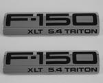 F150 XLT 5.4 Triton Fender Emblem Set 2004 2005 2006 2007 2008 - FordPartsOne