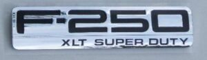 F250 XLT Fender Emblem 2005 2006 2007 - FordPartsOne