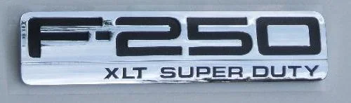 F250 XLT Fender Emblem 2005 2006 2007 - FordPartsOne