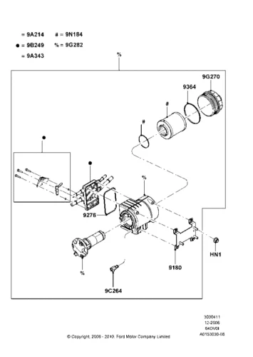 WIF Sensor 6.4 Power Stroke Diesel F Series - FordPartsOne